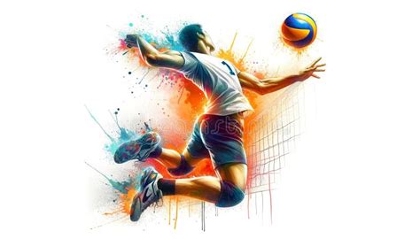 Vibrant Volleyball Mayhem: Spiking Your Way to Digital Glory!